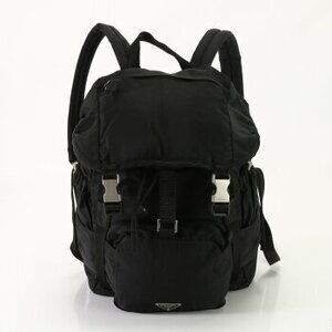 Prada Tessuto leather backpack shoulder bag business document EEV